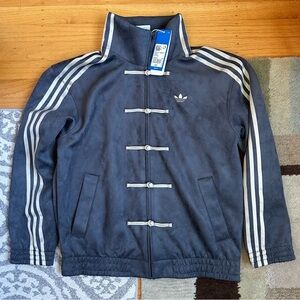 NWT XS Adidas CTT 3.1 Soft Lunar New Year Jacket Blue Grey Unisex Oversize China